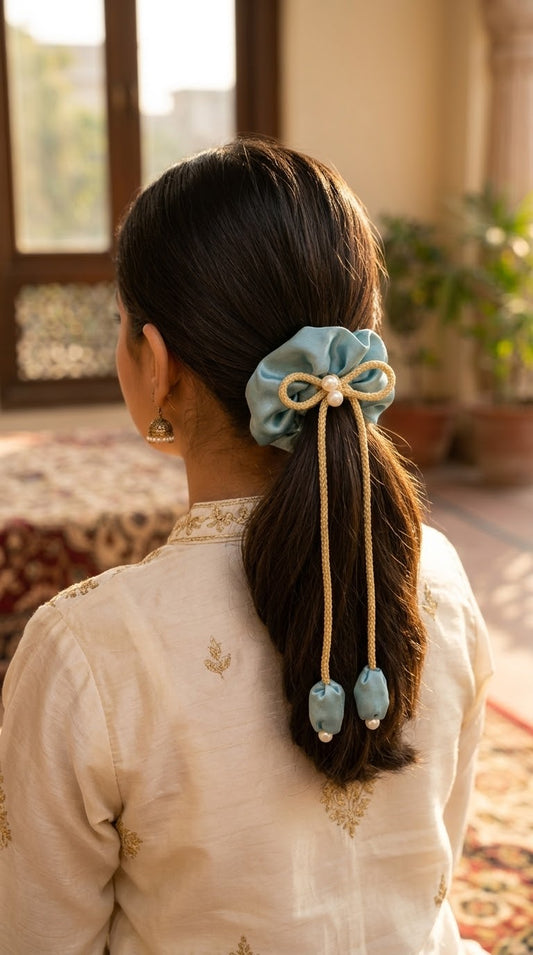 Silk Scrunchies (Pack of 6)
