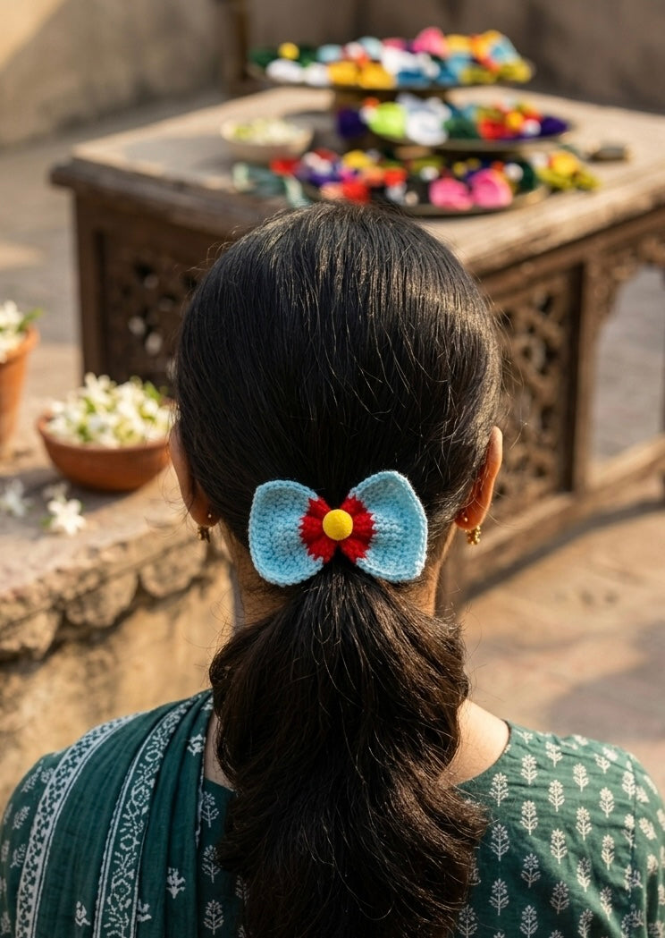 Bow pony ( 32 pcs Set-Multi Color)