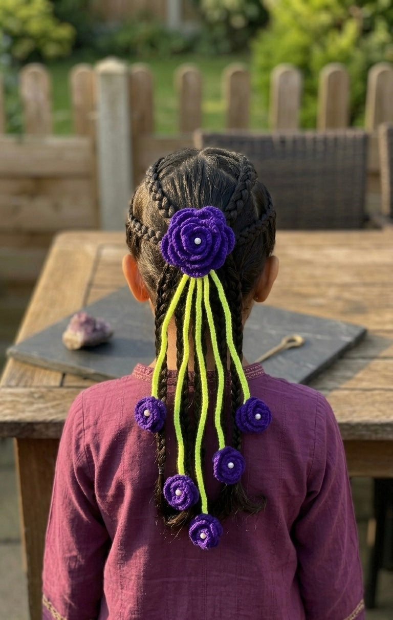 Purple Neon (Kids - Short Hairs)