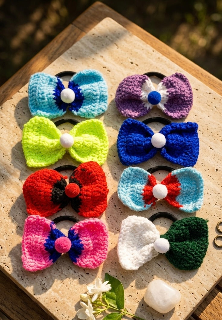 Rangeen Bow pony ( 8 pcs Set)