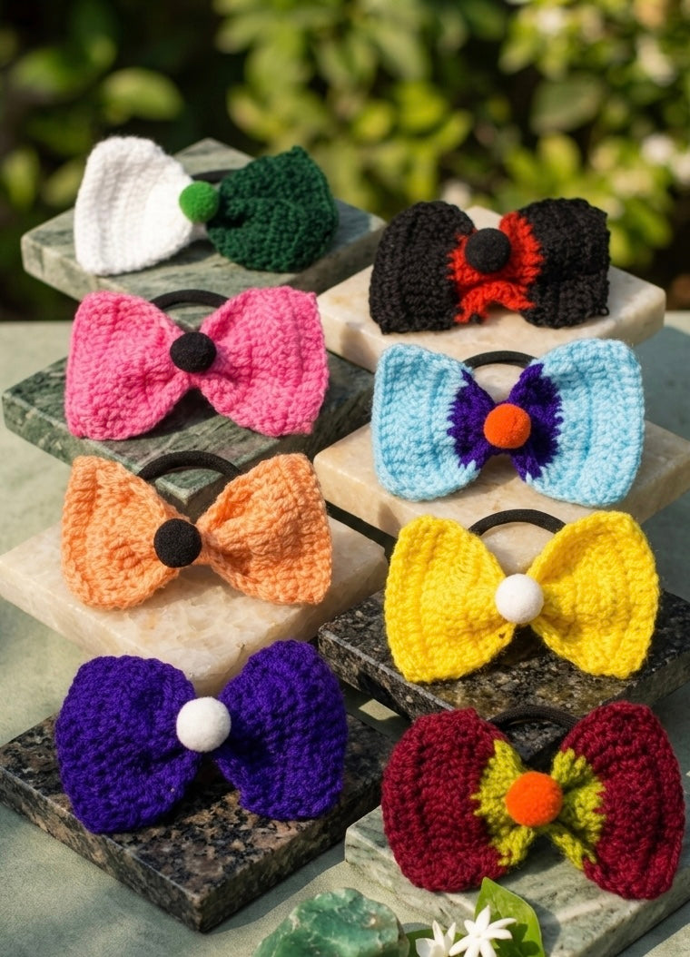 Multi Bow pony ( 8 pcs Set)