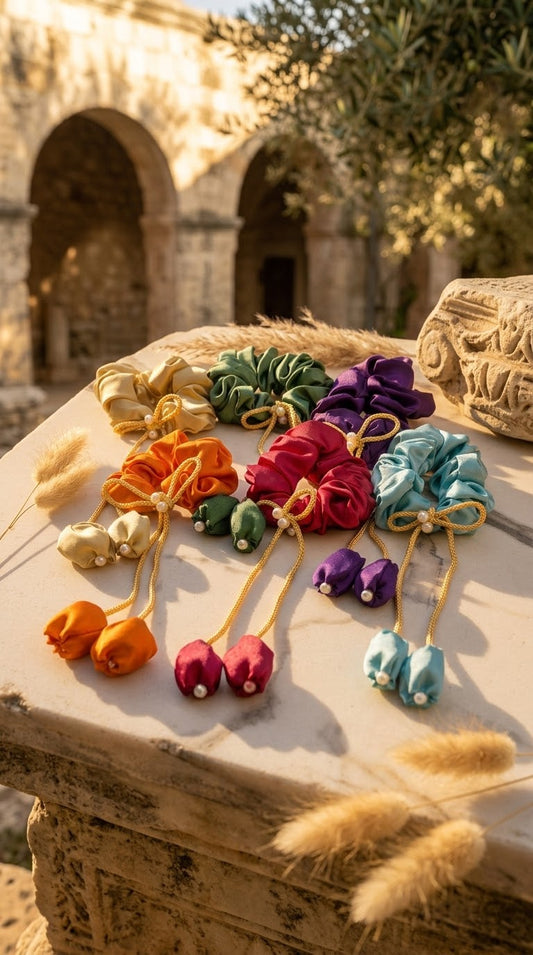 Silk Scrunchies (Pack of 6)