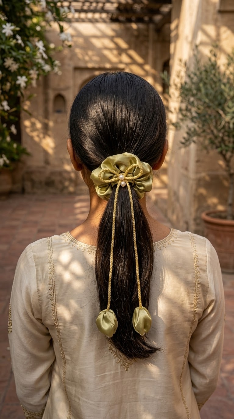 Silk Scrunchies (Pack of 6)
