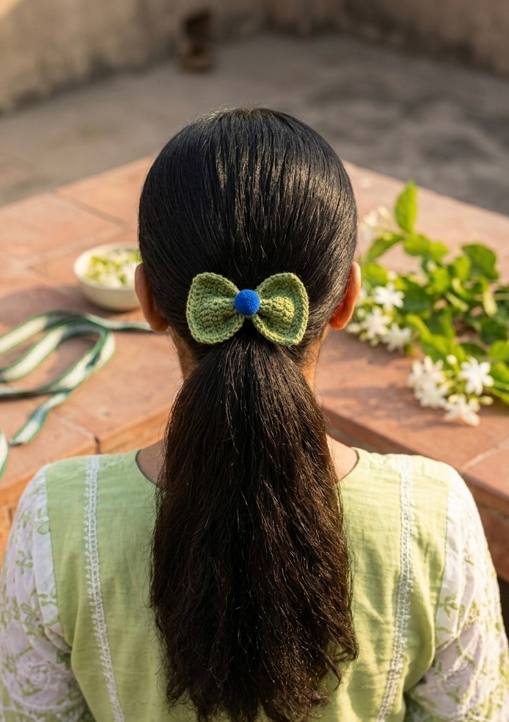 Bow pony ( 32 pcs Set-Multi Color)