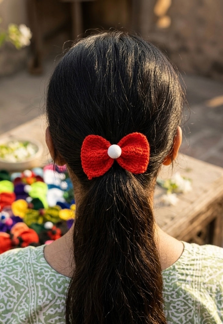 Bow pony ( 32 pcs Set-Multi Color)